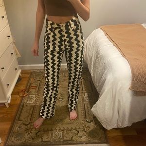 Super fun squiggle denim pants